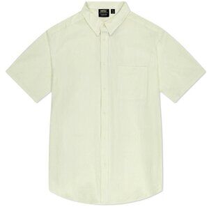 Mens Womens WeSC Oden Seersucker Shirt Celery Green Stripes Size Sm Med XL NWT